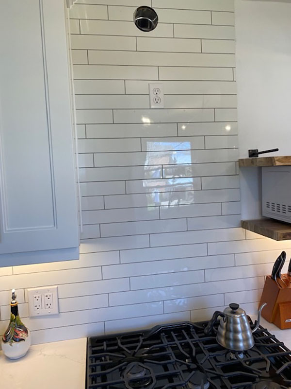 Carrara Marble Kitchen Backsplash